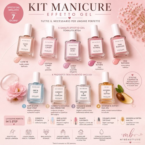 Kit manicure effetto gel - manicure,
